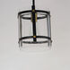 Capitol 1 Light 9.5 inch Black and Antique Brass Single Pendant Ceiling Light