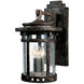 Santa Barbara VX 3 Light 16 inch Sienna Outdoor Wall Mount