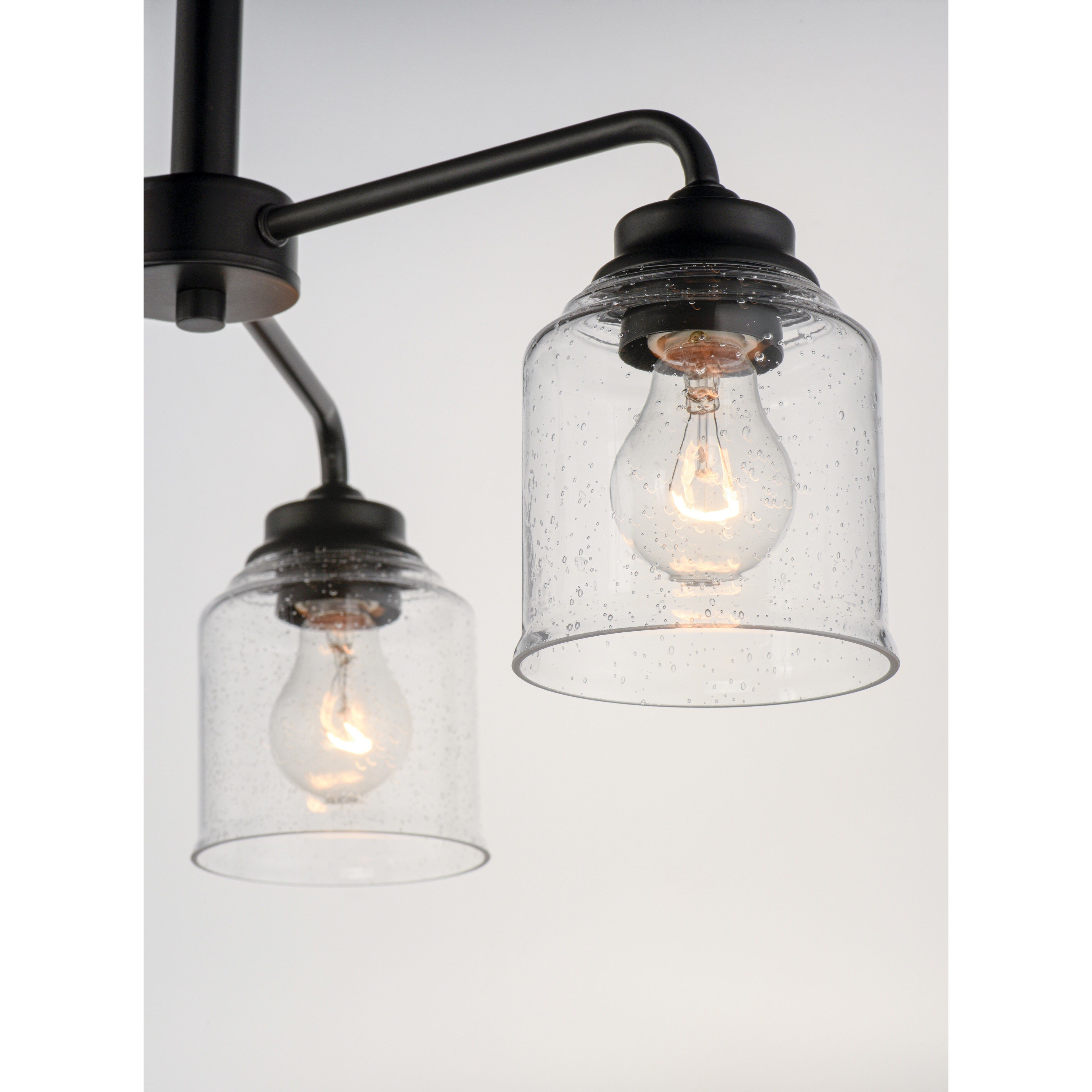 Acadia 3 Light 20 inch Black Chandelier Ceiling Light