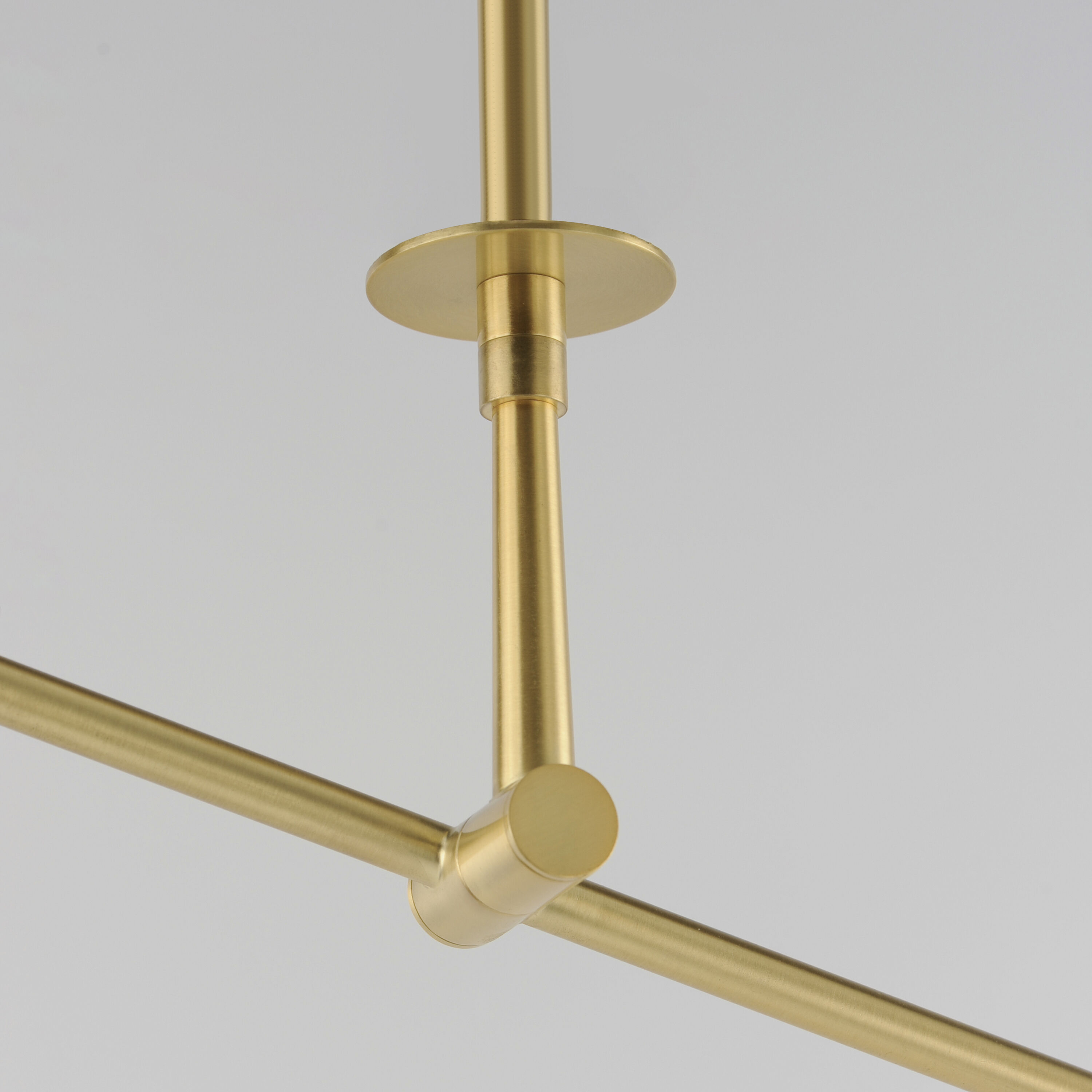 Equilibrium LED 42 inch Natural Aged Brass Linear Pendant Ceiling Light