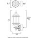 Builder Cast 3 Light 25 inch Empire Bronze Outdoor Wall Mount