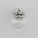 Kasbah 1 Light 6 inch Satin Nickel Wall Sconce Wall Light