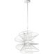 Zeta LED 20 inch Matte White Suspension Pendant Ceiling Light