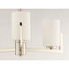 Dart 3 Light 22.25 inch Satin Nickel Mini Chandelier Ceiling Light