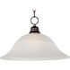 Essentials - 9106x 1 Light 16 inch Oil Rubbed Bronze Single Pendant Ceiling Light in Marble