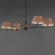 Dunbridge 4 Light 62 inch Antique Bronze Linear Pendant Ceiling Light