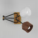Akimbo LED 21.75 inch Dark Bronze and Antique Brass Wall Sconce Wall Light