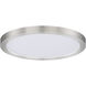 Chip LED 9 inch Satin Nickel Flush Mount Ceiling Light