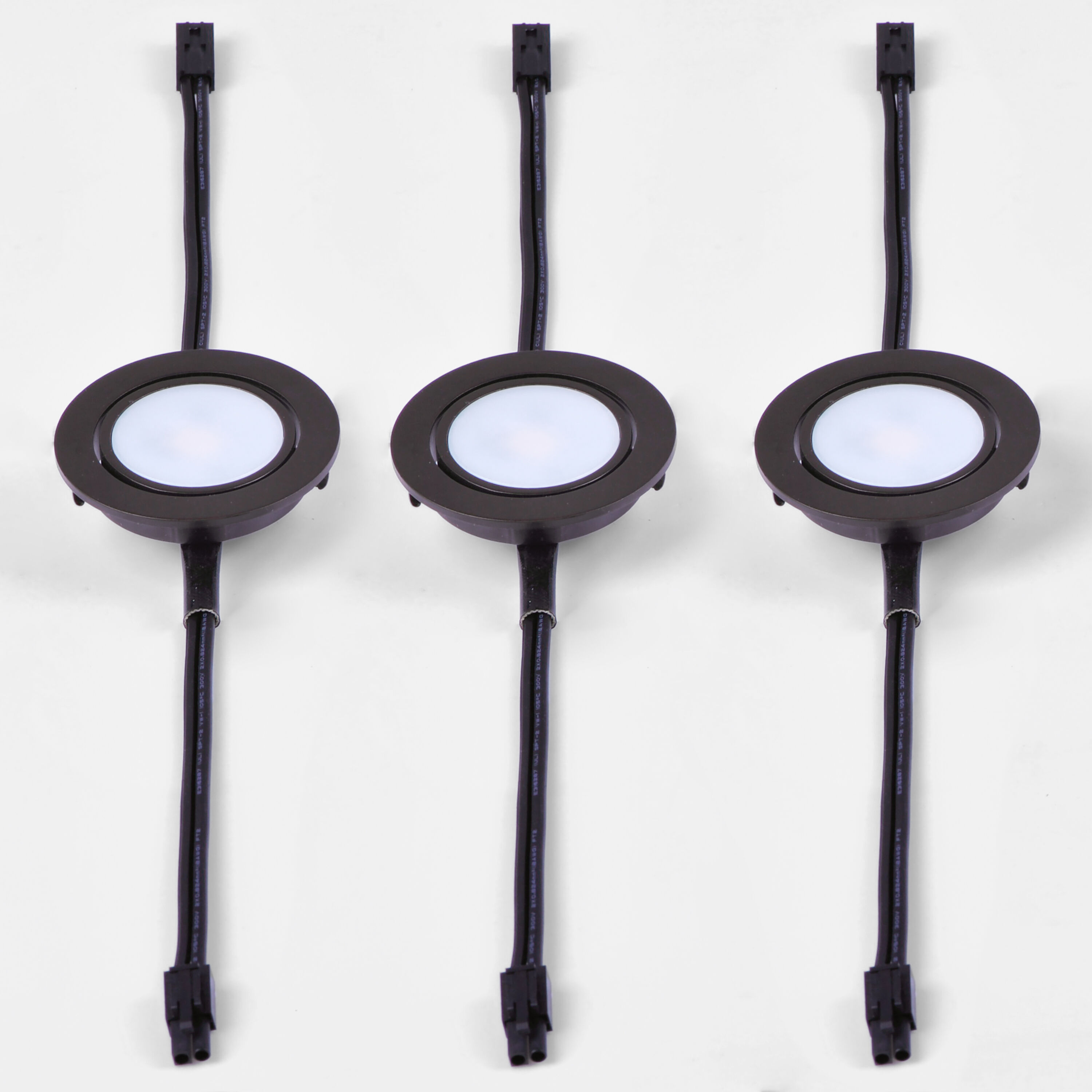 CounterMax MX-LD-AC 120 LED 2.75 inch Anodized Bronze Under Cabinet Disc