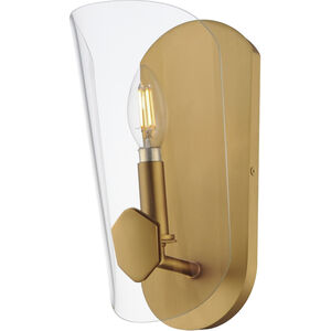 Armory 1 Light 5.75 inch Natural Aged Brass Wall Sconce Wall Light