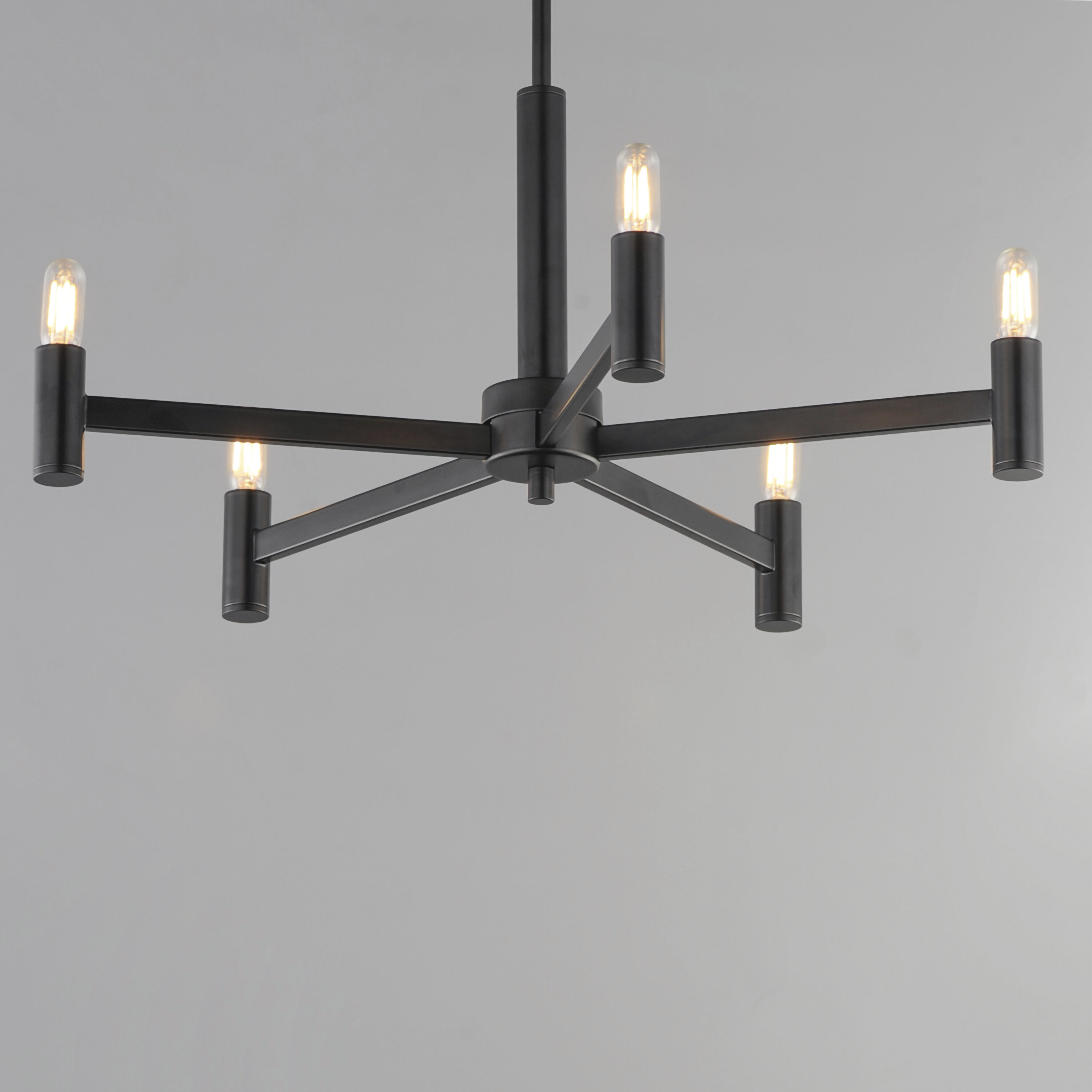 Emana 5 Light 24 inch Black Chandelier Ceiling Light