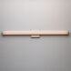 Rail LED 36 inch Satin Nickel Bath Vanity Wall Light