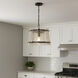 Ruche 1 Light 16 inch Bronze Single Pendant Ceiling Light