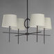 Paoli 4 Light 36 inch Charcoal Bronze Single-Tier Chandelier Ceiling Light