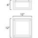 Cabana VX 2 Light 12 inch Black Outdoor Flush Mount