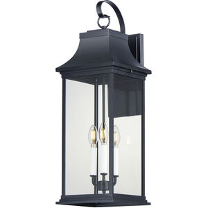 Vicksburg 3 Light 9.5 inch Black Outdoor Hanging Lantern