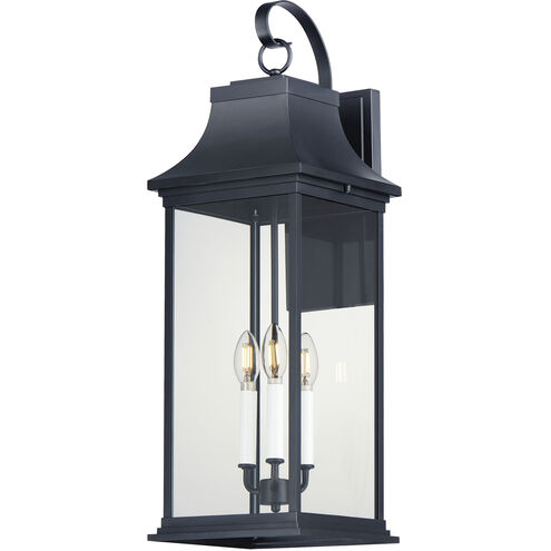 Vicksburg 3 Light 9.5 inch Black Outdoor Hanging Lantern