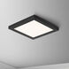 Chip LED 6.5 inch Black Flush Mount Ceiling Light