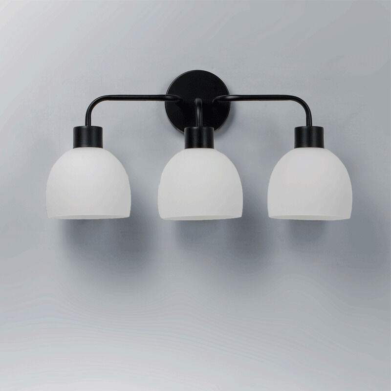 Coraline 3 Light 22 inch Black Bath Vanity Wall Light