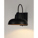 Industrial 1 Light 15.75 inch Black Outdoor Wall Mount