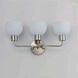 Coraline 3 Light 21.75 inch Satin Nickel Bath Vanity Wall Light