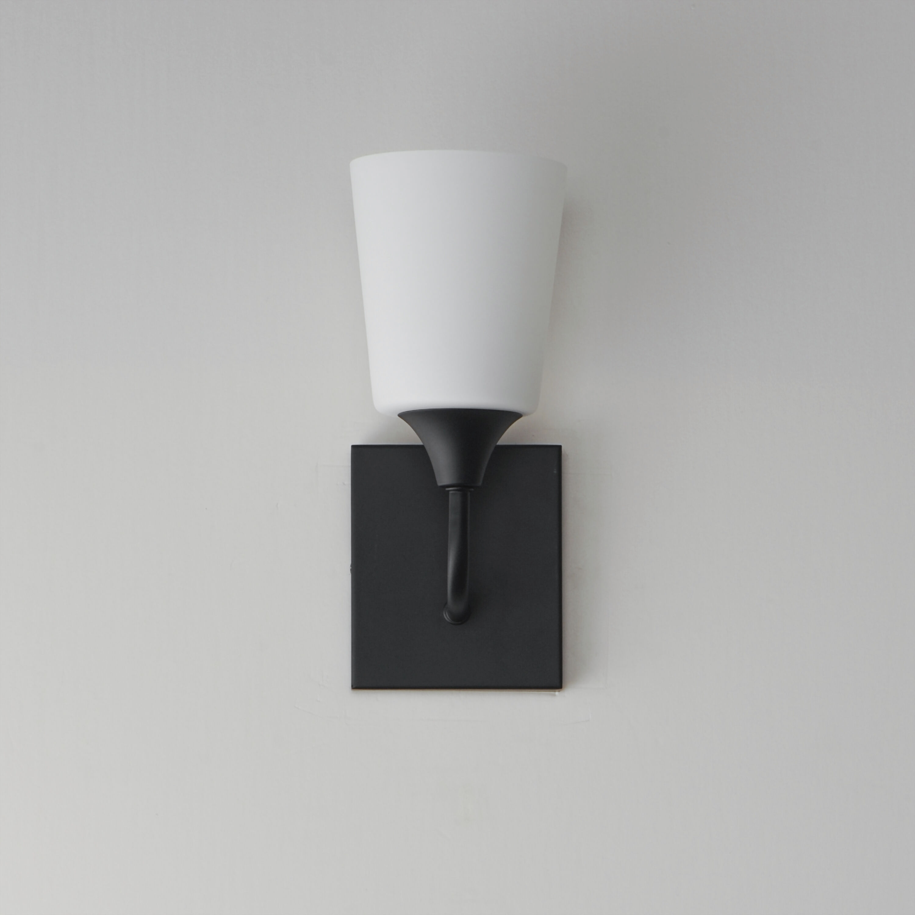 Hudson 1 Light 4.75 inch Black Wall Sconce Wall Light in Satin White