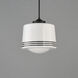 Eureka 1 Light 11.75 inch Black Single Pendant Ceiling Light