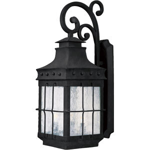 Nantucket 4 Light 32 inch Country Forge Outdoor Wall Mount