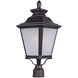 Knoxville 1 Light 19.5 inch Bronze Outdoor Pole/Post Mount