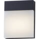 Eyebrow LED 7.75 inch Black Outdoor Wall Mount