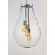 Gourd 3 Light 15.75 inch Satin Nickel Multi-Light Pendant Ceiling Light