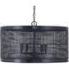 Hatcher 4 Light 24 inch Black Single Pendant Ceiling Light