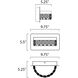 Icycle LED 9.75 inch Polished Chrome Wall Sconce Wall Light