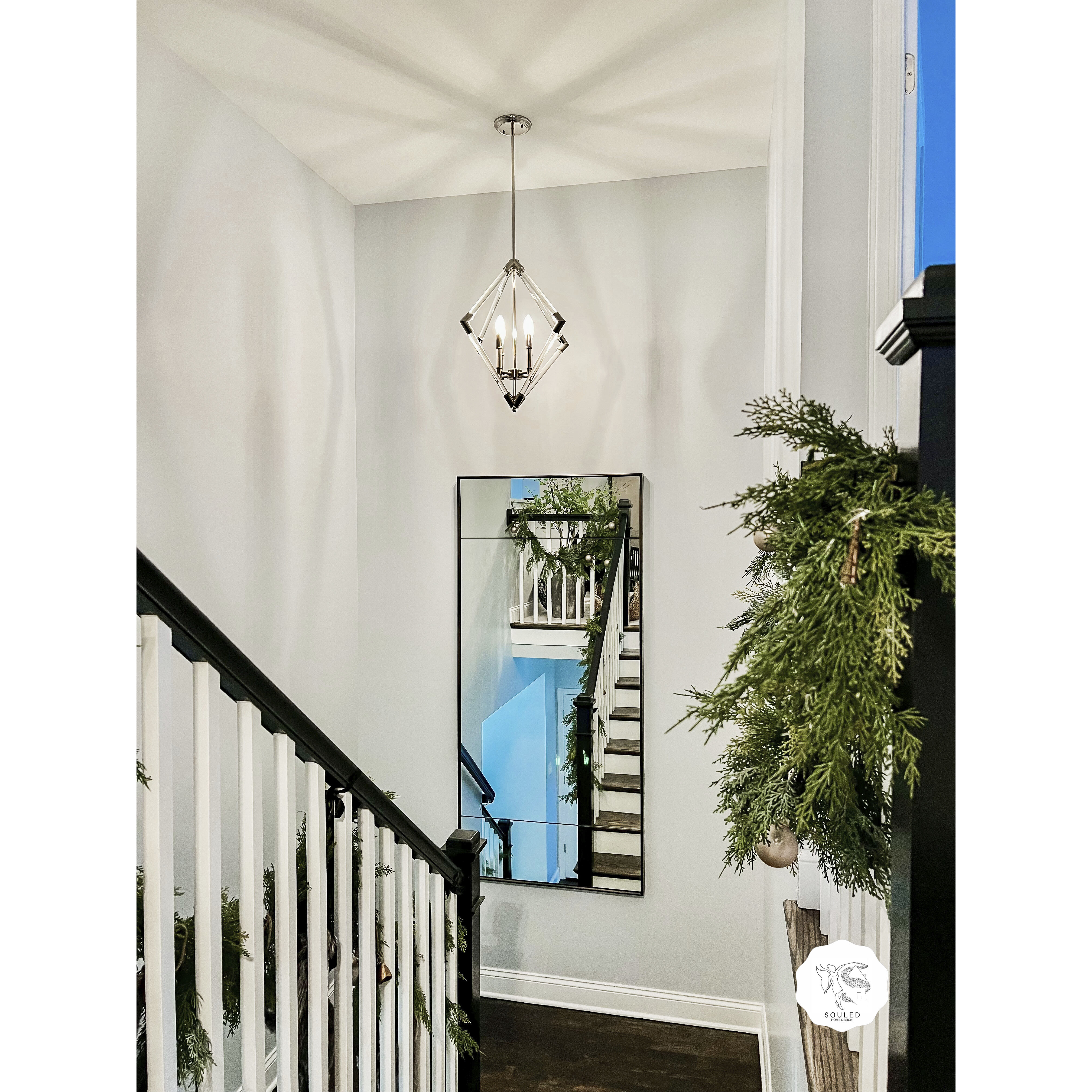 Maxim Lucent 8 Light Pendant Polished Nickel 16106CLPN