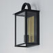 Manchester 1 Light 14 inch Black Outdoor Wall Mount
