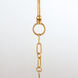 Plumette 6 Light 28 inch Gold Leaf Chandelier Ceiling Light
