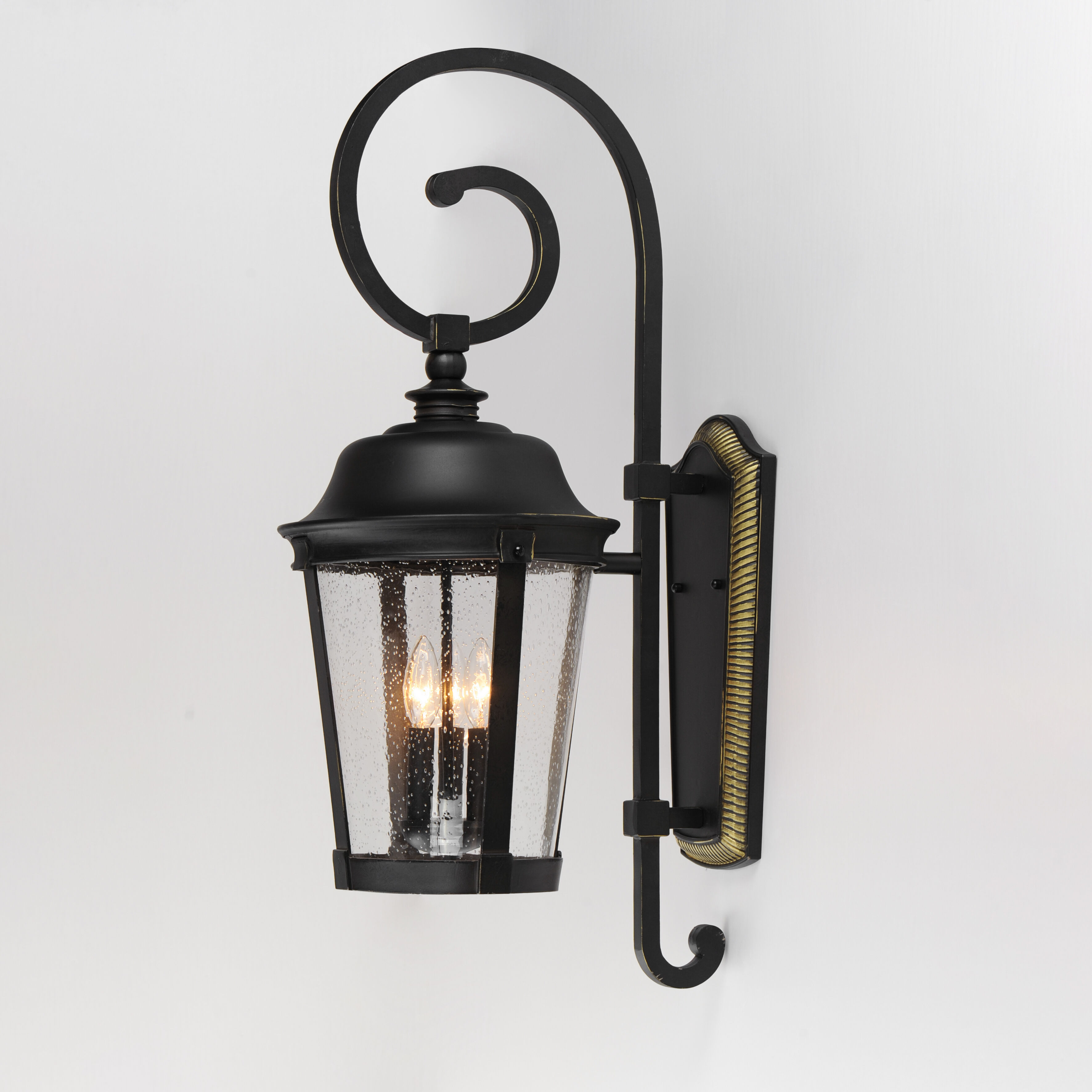 Dover DC 3 Light 32 inch Bronze Outdoor Wall Mount