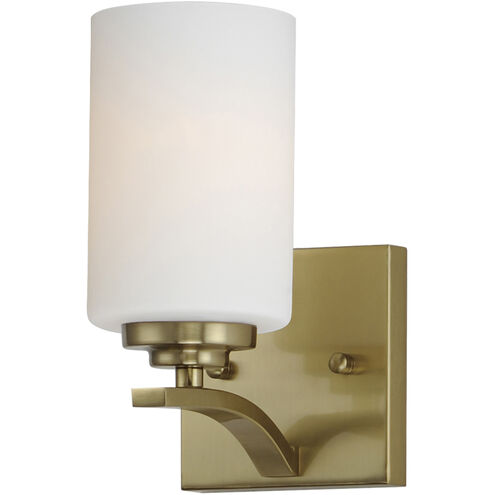 Deven 1 Light 4.75 inch Satin Brass Wall Sconce Wall Light