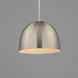 Tova 1 Light 9 inch Satin Nickel Single Pendant Ceiling Light