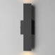 Culvert LED 15 inch Architectural Bronze Outdoor Wall Mount
