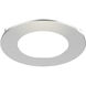 Slim 5 inch Satin Nickel Flush Mount Ceiling Light