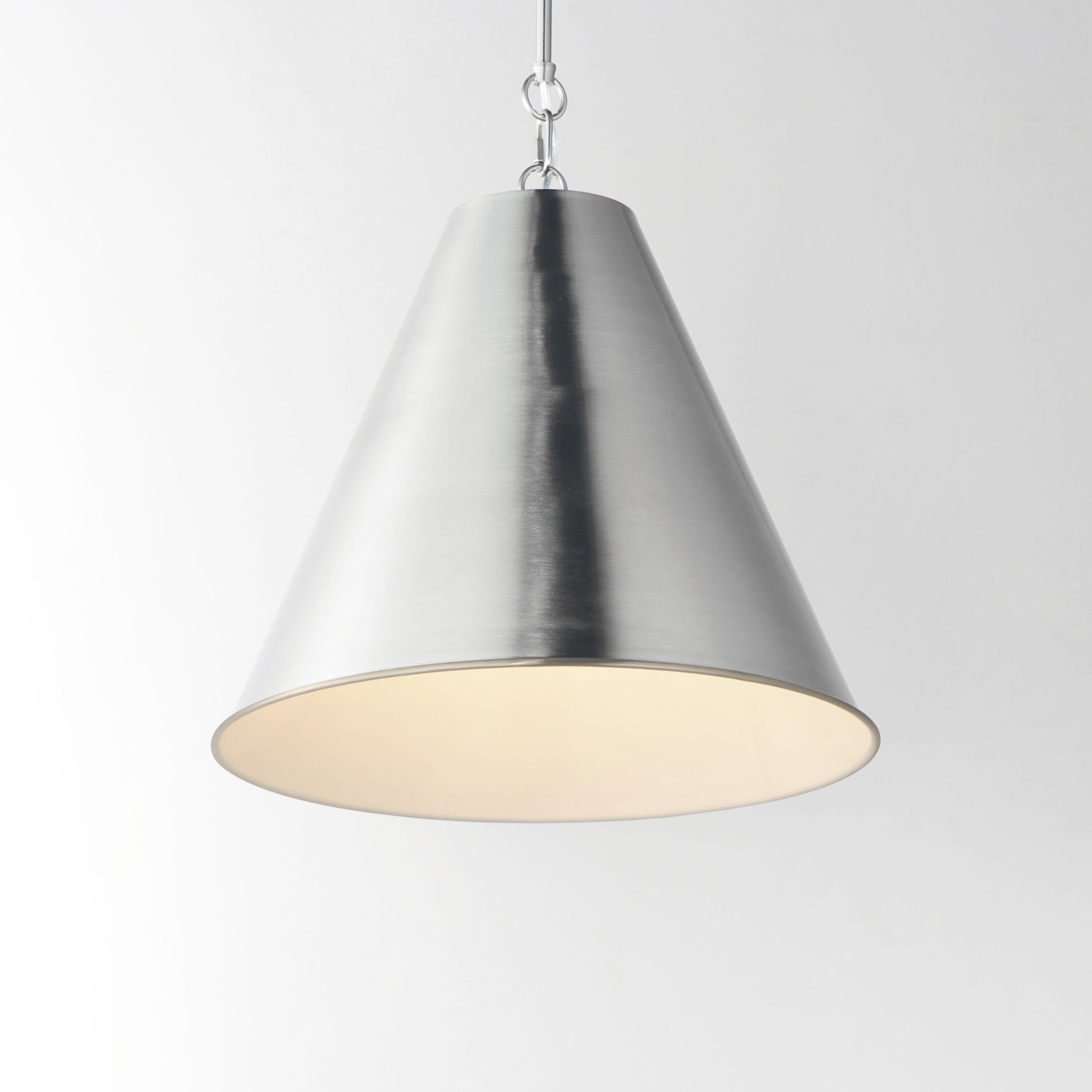 Veritas 1 Light 18 inch Satin Nickel Single Pendant Ceiling Light