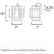 Liner 1 Light 7 inch Black and Satin Brass Wall Sconce Wall Light