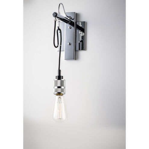 Swagger 1 Light 5 inch Polished Chrome Wall Sconce Wall Light