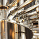 Divine 8 Light 28.5 inch Polished Nickel Multi-Light Pendant Ceiling Light