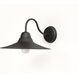Dockside 1 Light 8.5 inch Black Outdoor Wall Mount