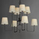 Paoli 8 Light 34 inch Charcoal Bronze Multi-Tier Chandelier Ceiling Light