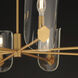 Armory 8 Light 35.75 inch Natural Aged Brass Chandelier Ceiling Light