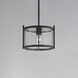 Belfry 1 Light 12 inch Black Outdoor Flush Mount in Clear