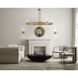 Ovation LED 4 inch Gold Wall Sconce Wall Light